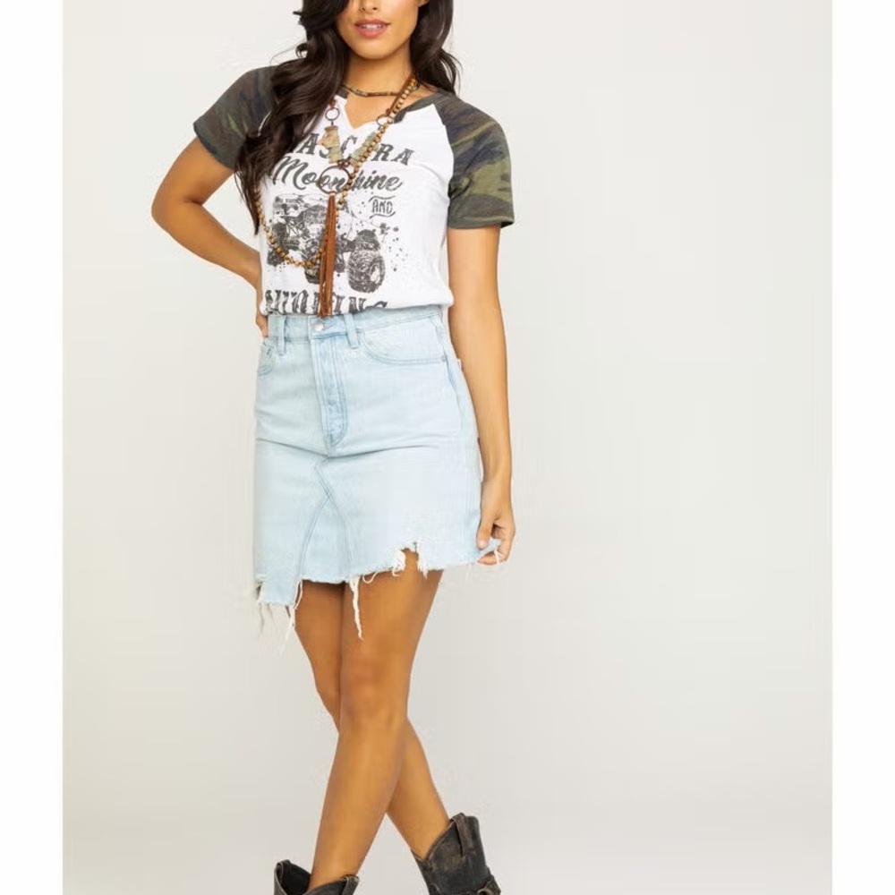 We The Free Going Rogue Denim skirt